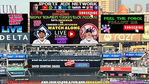 ⚾⚾NEW YORK YANKEES vs TAMPA BAY RAYS Live Reaction | WATCH ALONG |POST TRADE DEADLINE STREAM