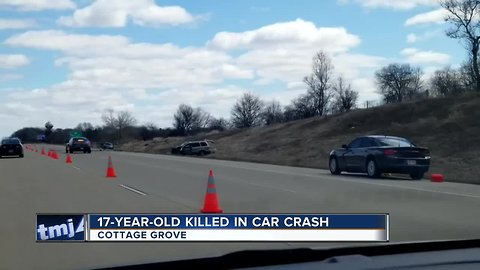 Shorewood teenager killed in I-94 crash in Dane County