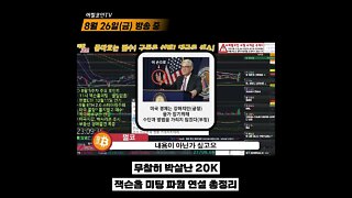 20K가 무너져도 솟아날 구멍이 있다? 잭슨홀미팅 파월연설 실황 총정리|존버는 언제나 승리한다|비트코인 실시간 생방송 쩔코TV 8월26일 #shorts #쇼츠