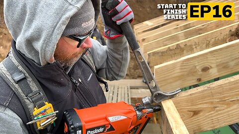 Roof And Overhang Construction | Building A Mountain Cabin EP16