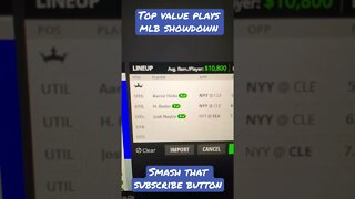 Dreams TOP VALUE PLAYS MLB DFS CLE vs NYY Showdown DraftKings 10/16/22