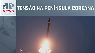 Coreia do Norte dispara mísseis após operações conjuntas de Coreia do Sul e EUA