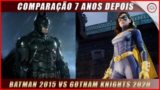 batman arkham knight 2015 vs Gotham knight 2022, Comparação depois de 7 anos