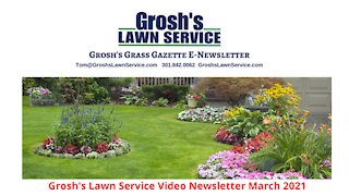 Grosh's Lawn Service Video E Newsletter March 2021