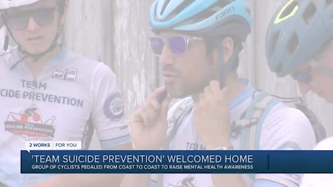 'Team Suicide Prevention' welcomed home