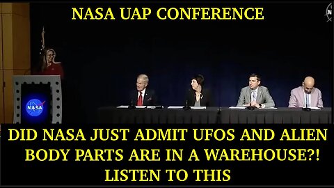 UAP in Warehouse? Listen to This! NASA Administrator asked about Disclosure