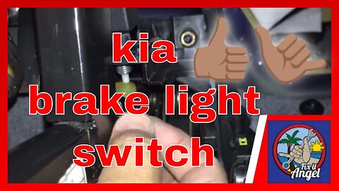 P0504 P0517 INSTALL brake light switch Kia Sedona √ Fix it Angel