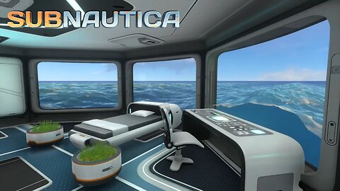 Sleep In A Seapod Apartment | Ocean Waves | Subnautica Ambience