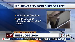 Best jobs list released for 2019