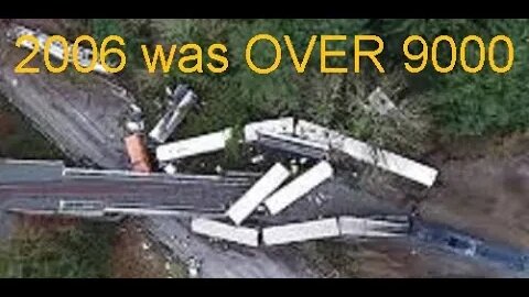 9% were defective/missing rail road cross ties Wide gage Derailment T110 from 2003, loose wheels?