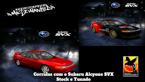 Need For Speed Most Wanted - Racing with Subaru Alcyone SVX stock and tuned.