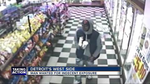 Police seeking man who exposed his genitals to 67-year-old woman on Detroit's west side