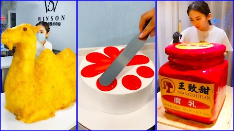 Super Asian Ninja Cake Decorating Ideas (Oddly Satisfying Cakes) 03