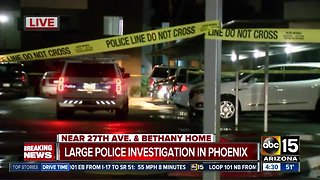Police investigating two shootings in Phoenix overnight.