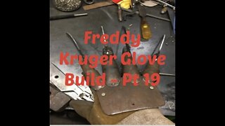 Freddy Kruger Glove Build - Part 19 - Halloween Build - Nightmare in Metalworking - Its DONE