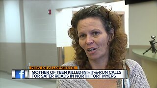 Mother of the teen killed in hit and run wants safer roads, more lights