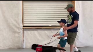 Miracle Flights helps boy get service dog in Las Vegas