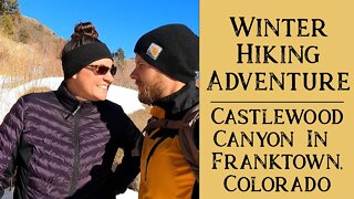 Winter Hiking Castlewood Canyon | Large Family Style