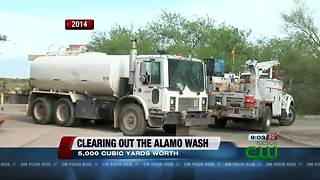 Work along Alamo Wash begins Monday