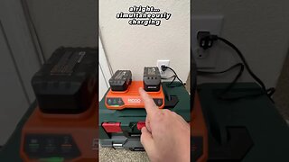 RIDGID Simultaneous Dual-Port Charger Has A Cool Feature!