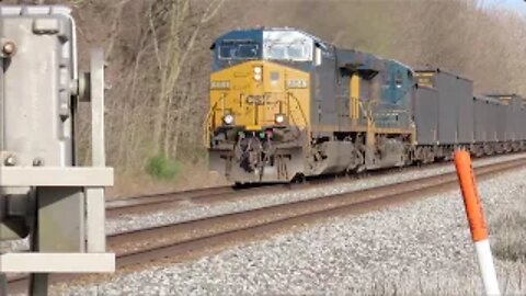 CSX B157 Loaded Coke Express Train from Sterling, Ohio April 23, 2022