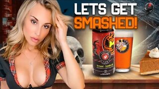 Double Smashed! Griffin Claw Screamin' Pumpkin & Oktoberfest Craft Beer Review with@The Allie Rae