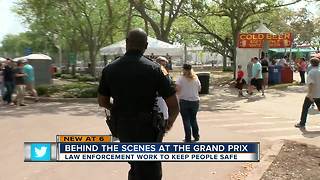 Security at the Grand Prix