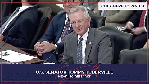 Senator Tuberville Questions DoD Officials on Military Capabilities in Space