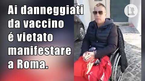 ANDREA 44 ANNI DANNEGGIATO DA VACCINO VIENE CHIAMATO "NO VAX"