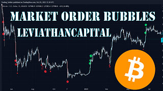 Market Order Bubbles Indicator By Leviathan on Trading View Explained - Full Tutorial