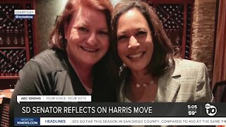 San Diego Senator reflects on history with Kamala Harris
