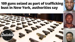 OH NAH! 109 ILLEGAL GUNS FOUND IN QUEENS NEW YORK!