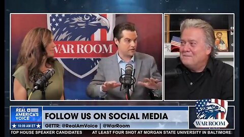 Things Get Really Awkward During Steve Bannon Interview With Nancy Mace and Matt Gaetz