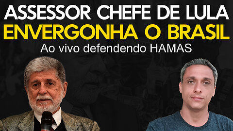 Inacreditável - Assessor chefe do LULA sai em defesa do HAMAS ao vivo na GLOBO