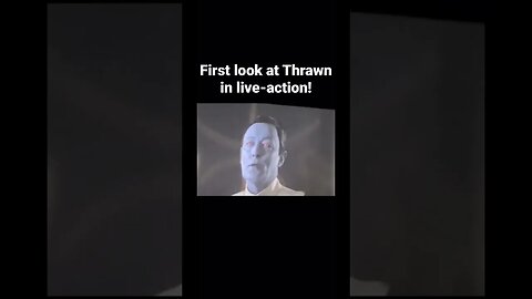 FIRST LOOK at THRAWN in LIVE ACTION! #thrawn #starwars