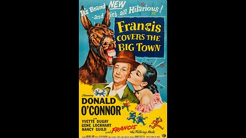 Francis Covers the Big Town (1953) | American black-and-white comedy film directed by Arthur Lubin