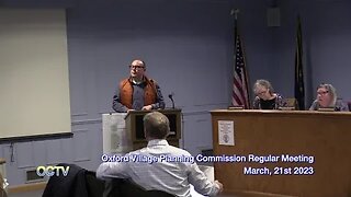 Oxford Village Planning Commission Regular Meeting: March, 21st 2023