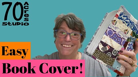 FAST & EASY Quilted Book/Journal Cover!