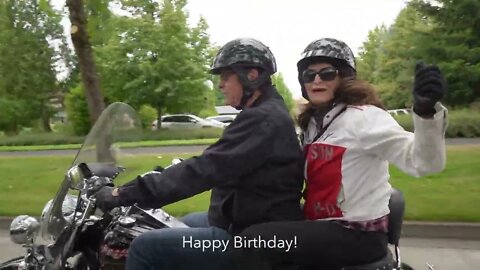 Keith H Birthday wishes On Harley Motocycle