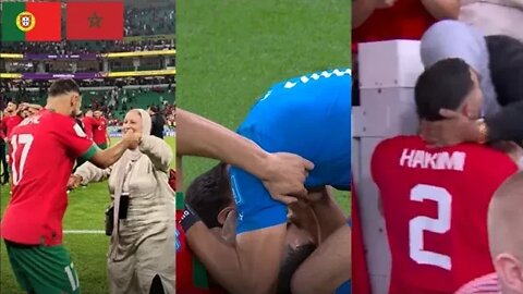 Morocco Players Crazy Celebrations After Win Against Portugal