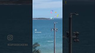 Ah, uma rede de pesca 🔥🐠🐠🐟🐟🐡📍 Praia de Itapoã, Vila Velha
