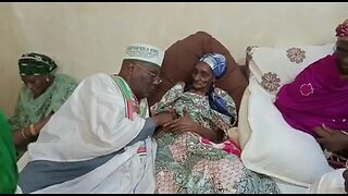 Atiku visits mother of late Shehu Musa Yar'Adua in Katsina State