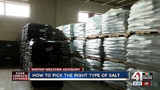 How to pick the right type of salt for icy weather