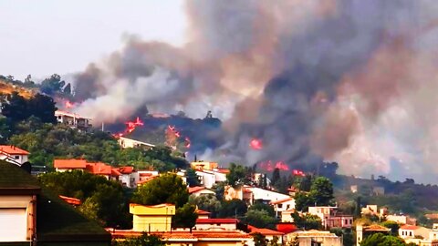 CLOAKED UFO AGENDAS: The situation has gone too far: Fire destroys a major city in Italy