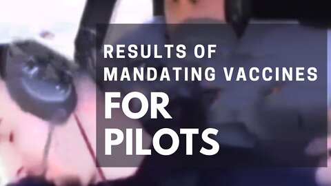 Are pilots dropping post vaccination?