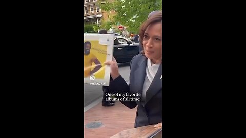 Kamala Harris decided to go to a RECORD STORE to buy albums from FAMOUS black ARTISTS