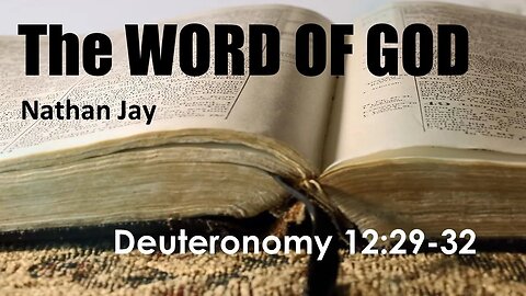 Colfax AoG March12 - WORD OF GOD (Nathan Jay)