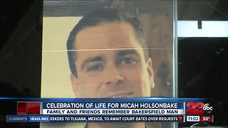 Celebration of life ceremony for Micah Holsonbake