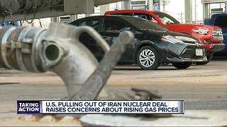 US pulling out of Iran nuclear deal raises concerns about rising gas prices