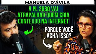 IGOR 3K E DISCORDA AO VIVO DE EMTREVISTADA – MANUELA D'ÁVILA – Flow Podcast